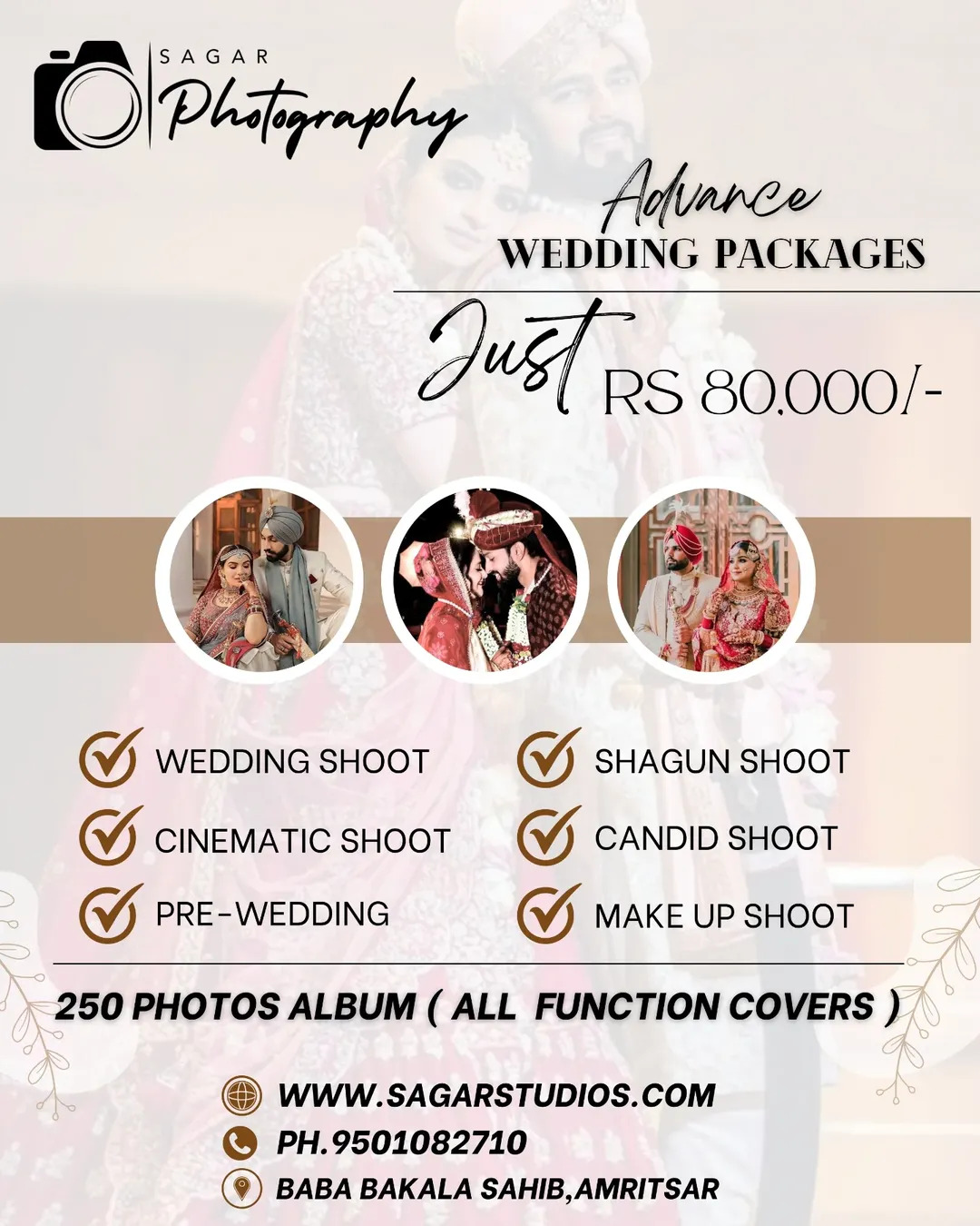 ADWANCE WEDDING PACKAGE